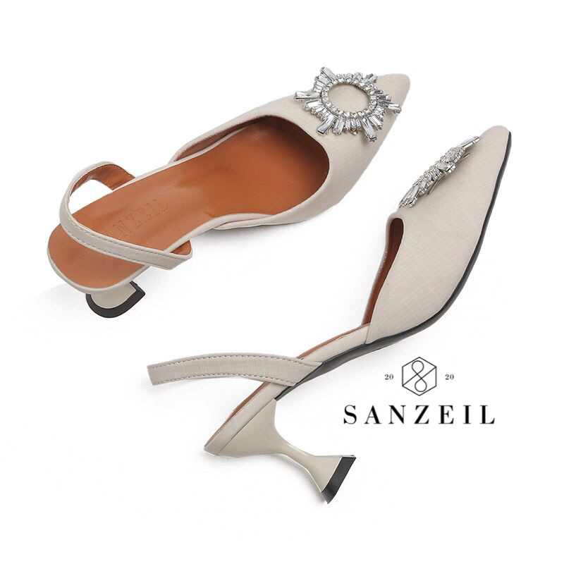 SG1991 syafniegalery Sanzeil Donna Original Brand heels wanita impor