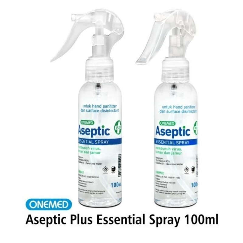 Onemed aseptic plus essential 100ml spray onemed Foodgrade