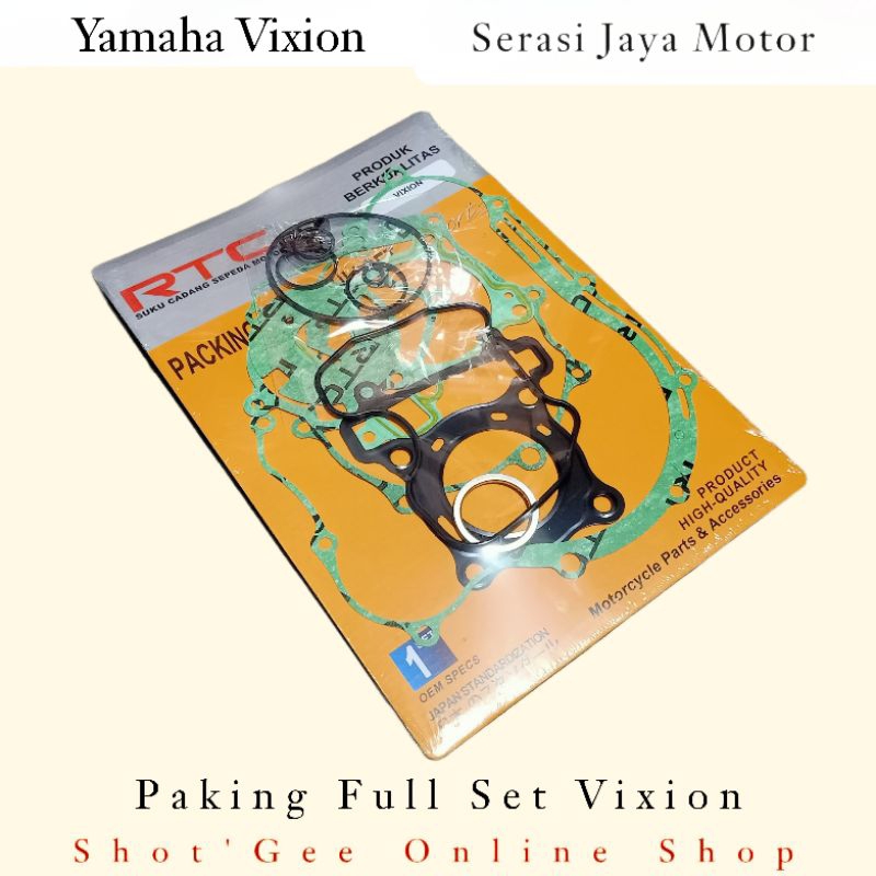 FULLSET PAKING FULL SET PLUS SEAL KLEP YMH VIXION OLD - VIXION NEW