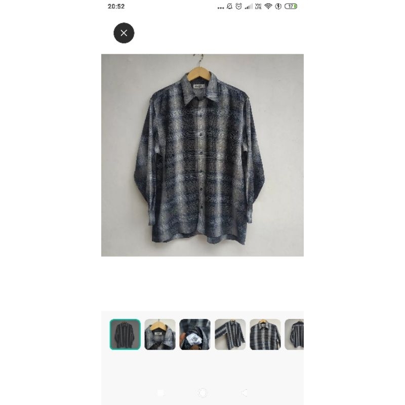 Vtg Renown Veterano Wool Shirt, made in Japan