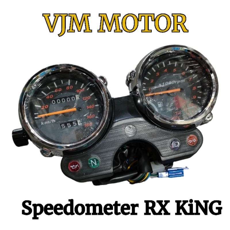 SPEDOMETER SPIDOMETER SPEEDOMETER ASSY RX KING NEW BLACK Sepidometer SCORPIO