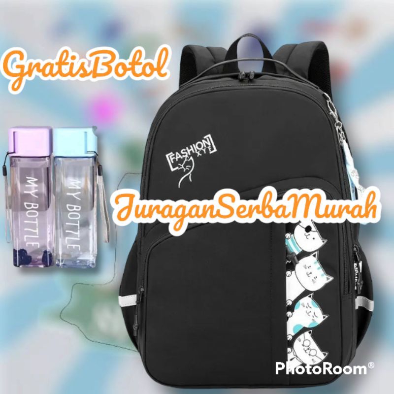 Terbaru Tas Ransel Sekolah Anak Perempuan SD SMP Bacpack Korea Murah