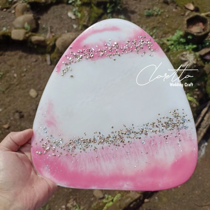 Telur Resin mahar nikah dekorasi mahar akrilik