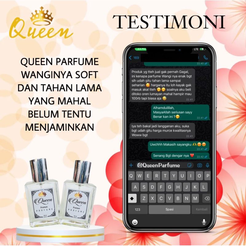 BISA (COD) QUEEN PARFUME PREMIUM 30ML