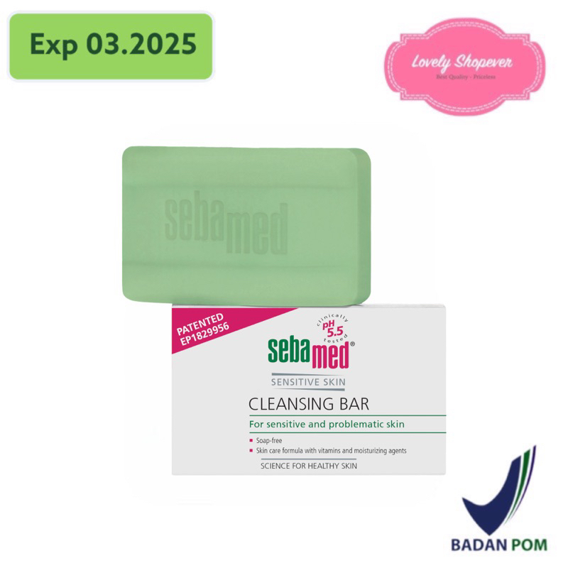 Sebamed Cleansing Bar 100gr 150 gr 100 150 gr 100 150 grm Sabun Batang Dewasa Muka Dewasa Kulit Sensitive normal