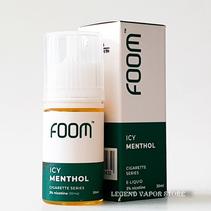 SALT NIC - LIQUID FOOM ICY MENTHOL Tobacco Menthol 30ML 30MG 50MG AUTHENTIC