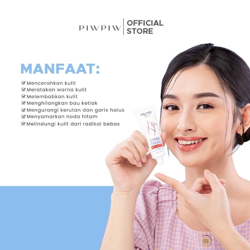 PIW PIW CREASE LIGHTINING CREAM / PEMUTIH KETIAK SELANGKANGAN AREA GELAP