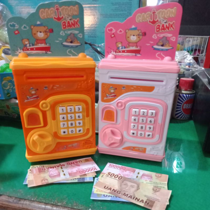 Celengan Box Anak Cartoon Bank