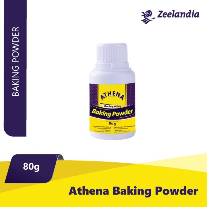 

Zeelandia Athena Double Acting Baking Powder 80gr