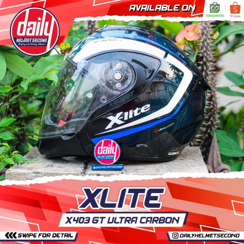 HELM XLITE X403 GT ULTRA CARBON (SIZE L)
