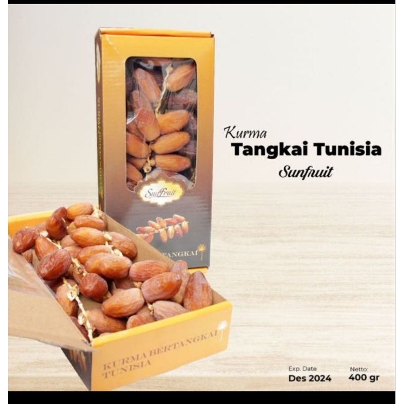 

Kurma tunisia tangkai -sunfruit 400gr