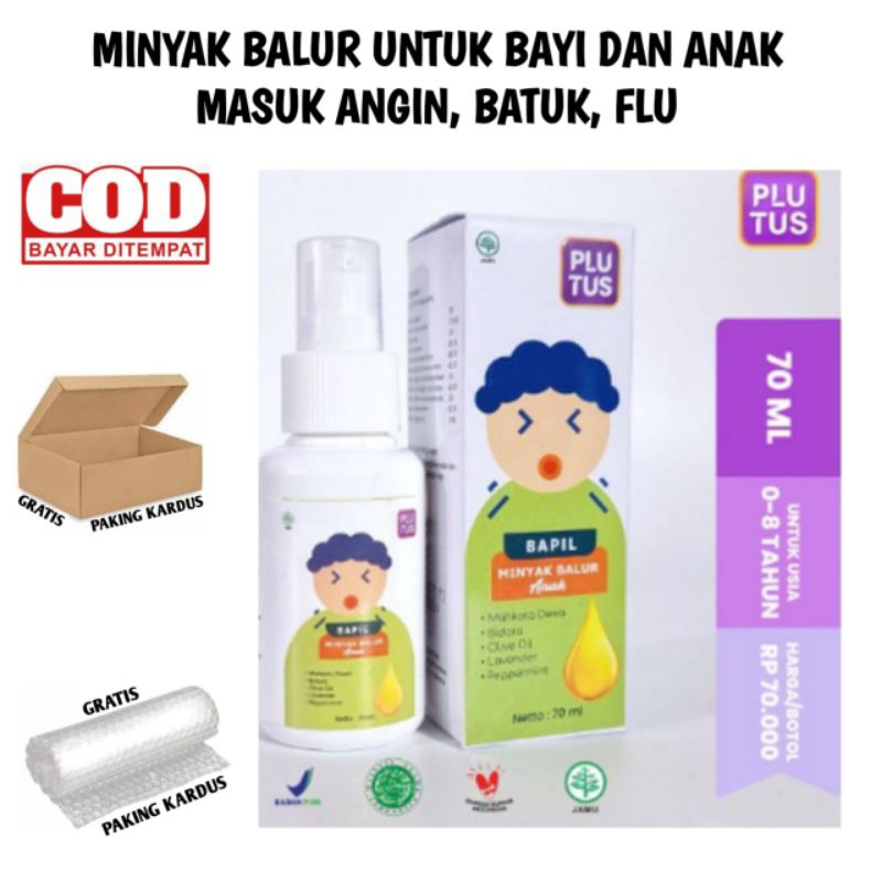 MINYAK BALUR MENGOBATI BATUK PILEK NAK DAN BAYI FLU BAYI & ANAK