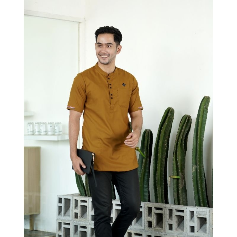 Kurta Pakistan Bahan Toyobo Import Baju koko Lengan Pendek Original