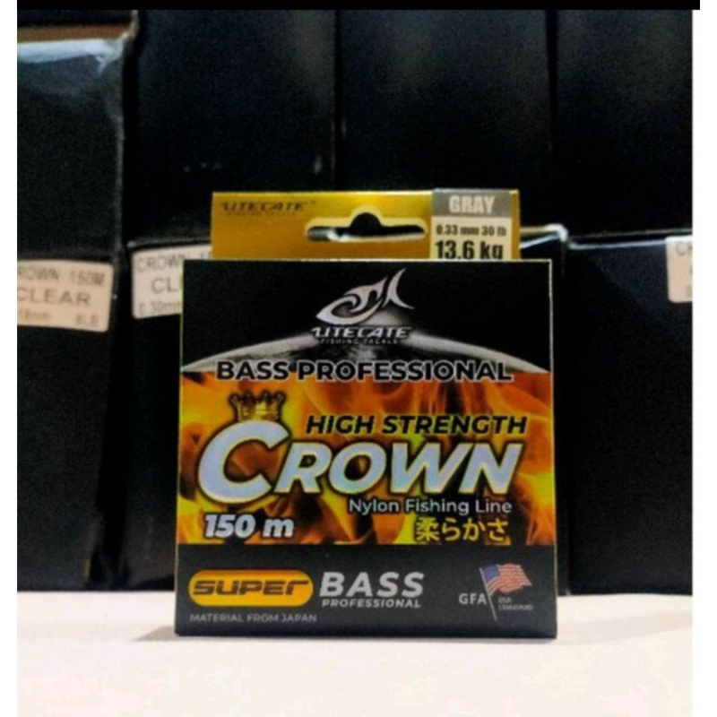 senar pancing crown ukuran 0,45