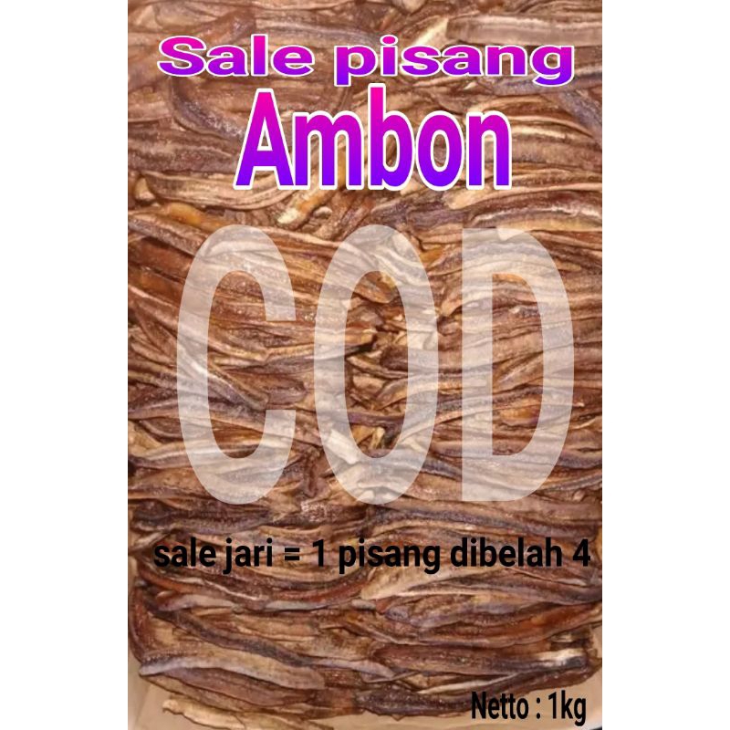 

Sale pisang Ambon 1kg COD sale jari pisang ambon