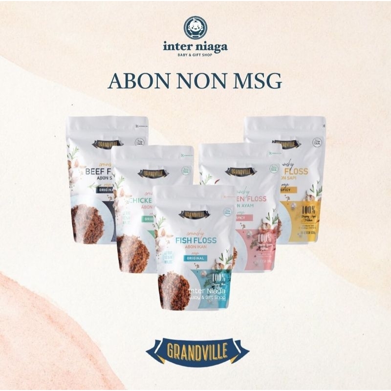 

INTERNIAGA GRANDVILLE - ABON CRUNCHY SAPI, AYAM, IKAN