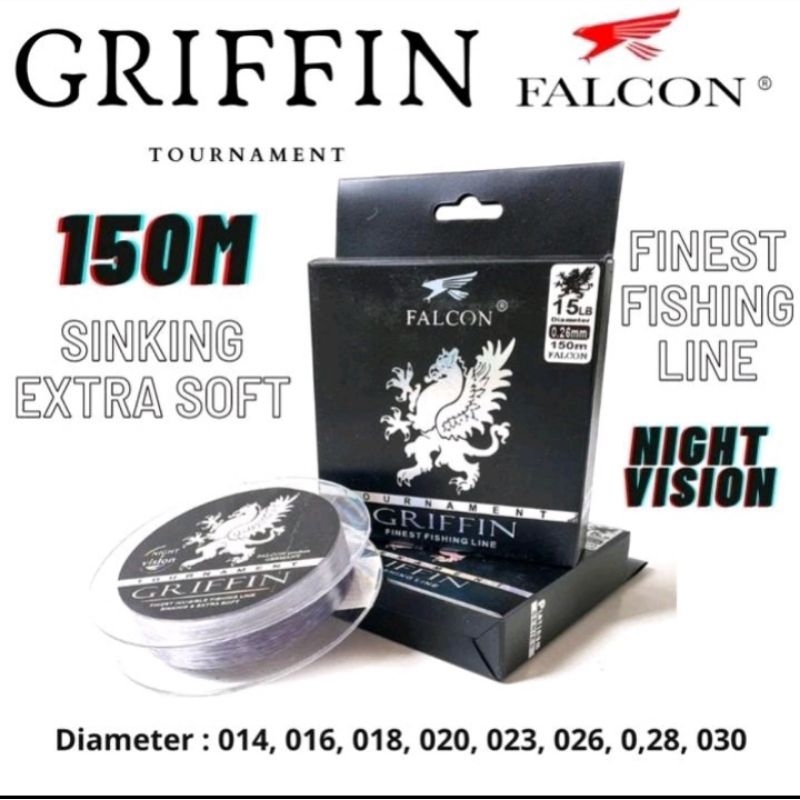 Senar falcon Griffin anti keriting 150M