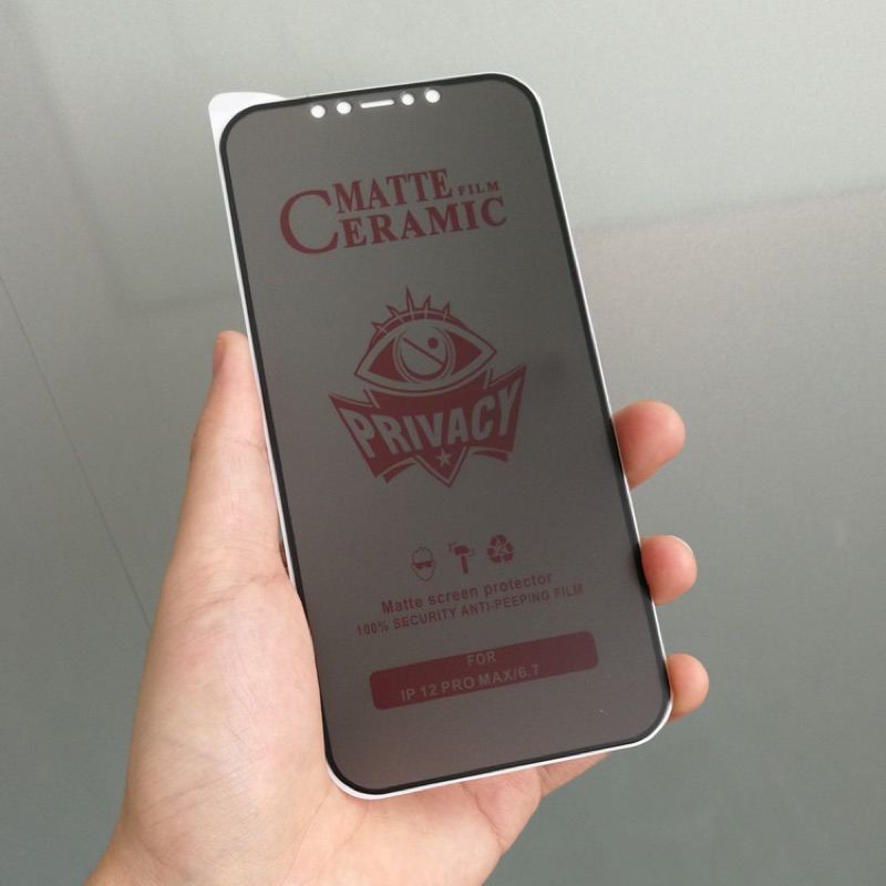 OPPO A5 PRO/A3/A3X/A60/A79 5G/A3PRO 5G/A18/A38/A78/A98/A58/A17/A17K/A16/A16S/A16K/A16E/A15/A15S/A77/A77S/A57 2022/A5 2020/A9 2020/A76/A96/A94/A95/A53/A54/A5s/A7/A12/A1k/A3S TEMPERED GLASS CERAMIC MATTE ANTI SPY