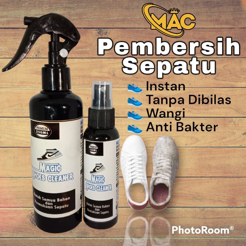 Magic Shoes Cleaner- Pembersih Sepatu Spray Instan Siap Pakai Tanpa Bilas Ampuh Bergaransi