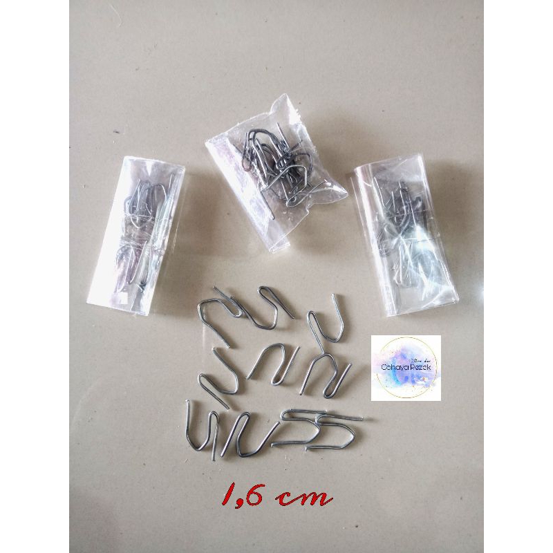 Cantolan Gorden/ Kaitan Hordeng / Roda Kawat Pengait Hordeng [ Isi 5pcs ]