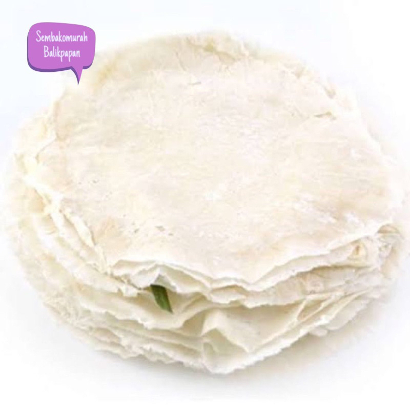 

kulit lumpia isi 25lembar (FRESH BUKAN BEKU)