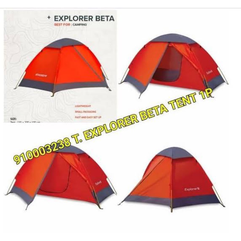 EIGER1989 TENDA CAMPING EXPLORER BETA 1P TENT