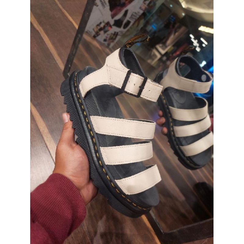 SANDAL DOCMART DR MARTENS BLAIRE HYDRO BEIGE NEW ORIGINAL