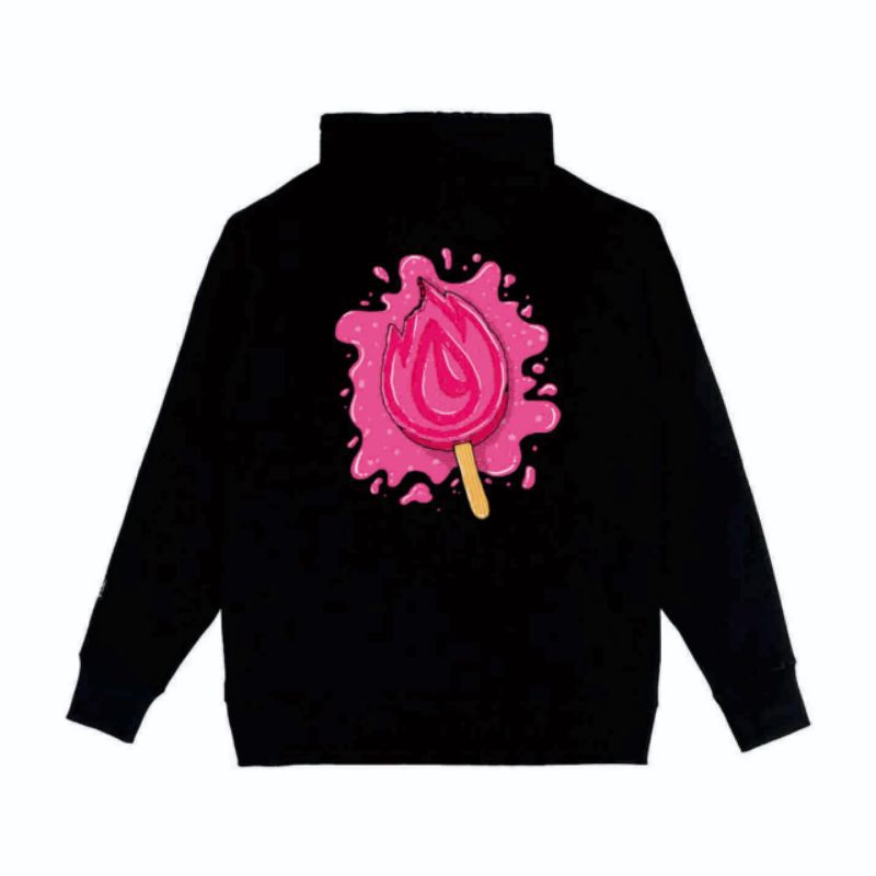 CROOZ HOODIE CANDY CRUSH BLACK CATTON