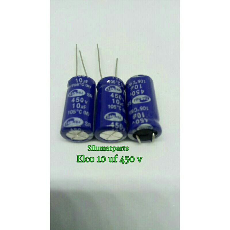 Elco 10uf 450v 10 uf 450 v / Capasitor elko 10uf 450v