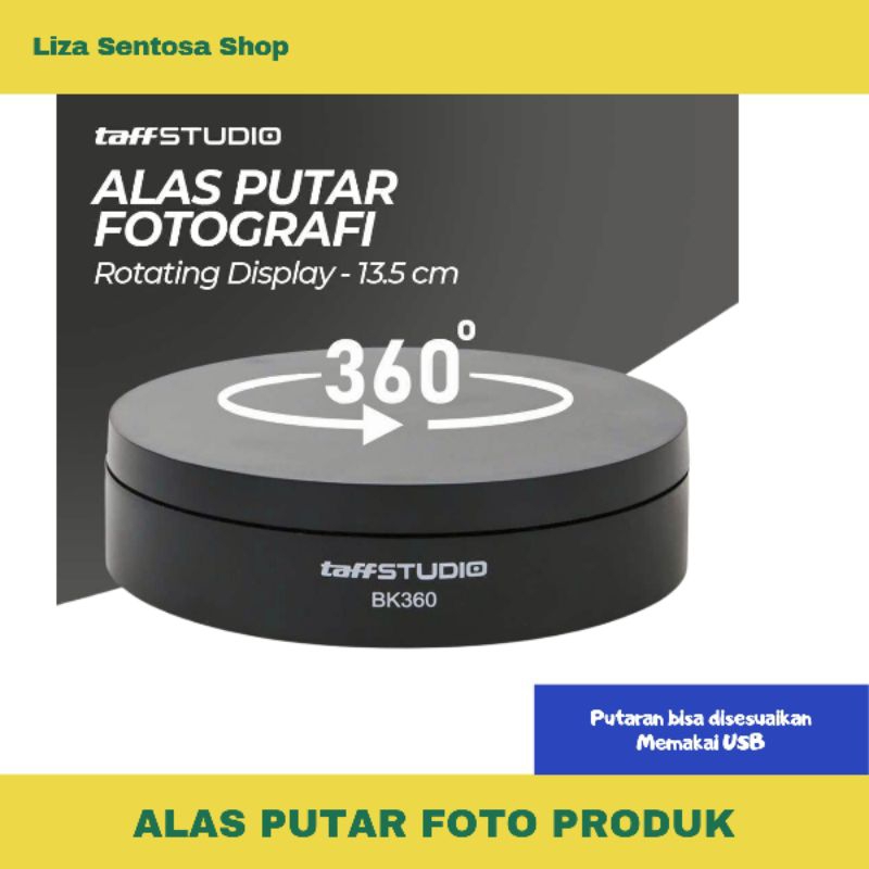 TaffSTUDIO Alas Putar Fotografi: Display Stand Base dengan Teknologi Rotating