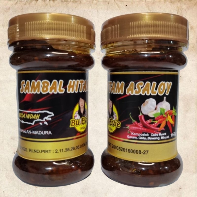 

Sambal Hitam Asaloy "Bu Evie" 150 gram