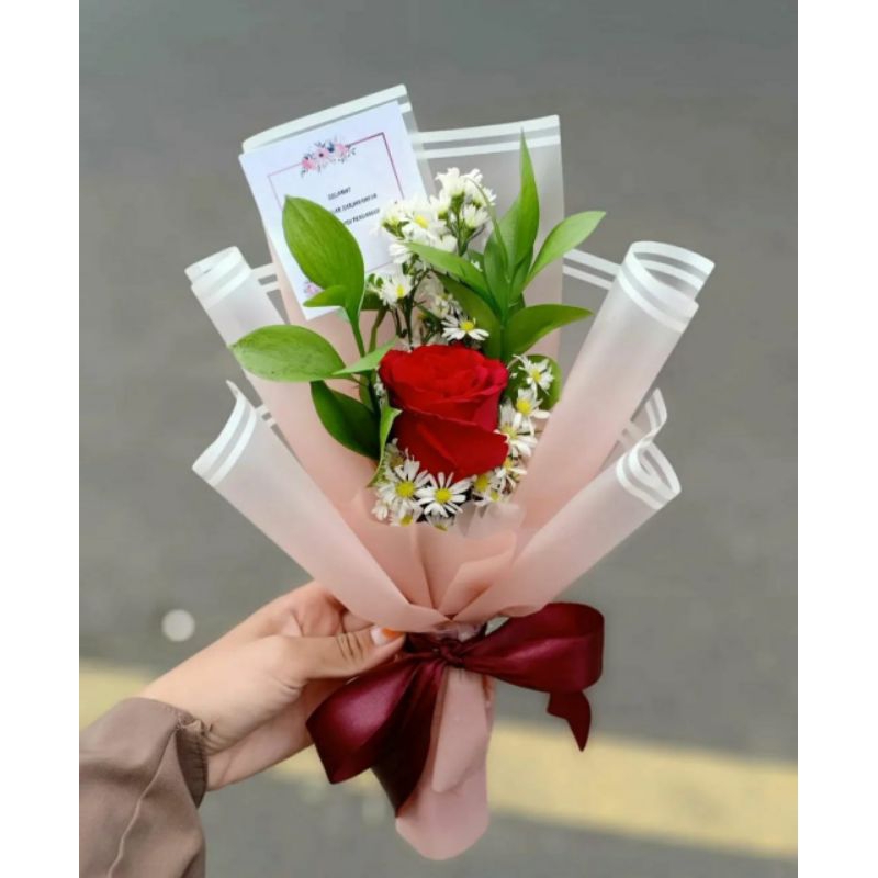 Buket Graduation / Buket Wedding / Buket Lamaran / Buket Birthday / Buket Bunga Asli Jogja