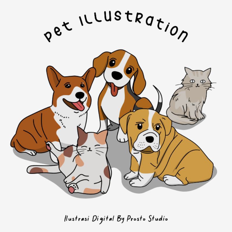 Jasa Custom Ilustrasi Hewan