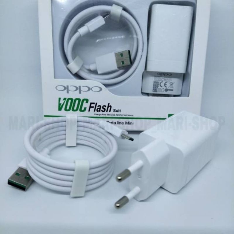 CASA CHARGER VOOC BUAT HP OPPO/A5 2020/A9 2020/A5S/ A12/F9 /Type MICRO