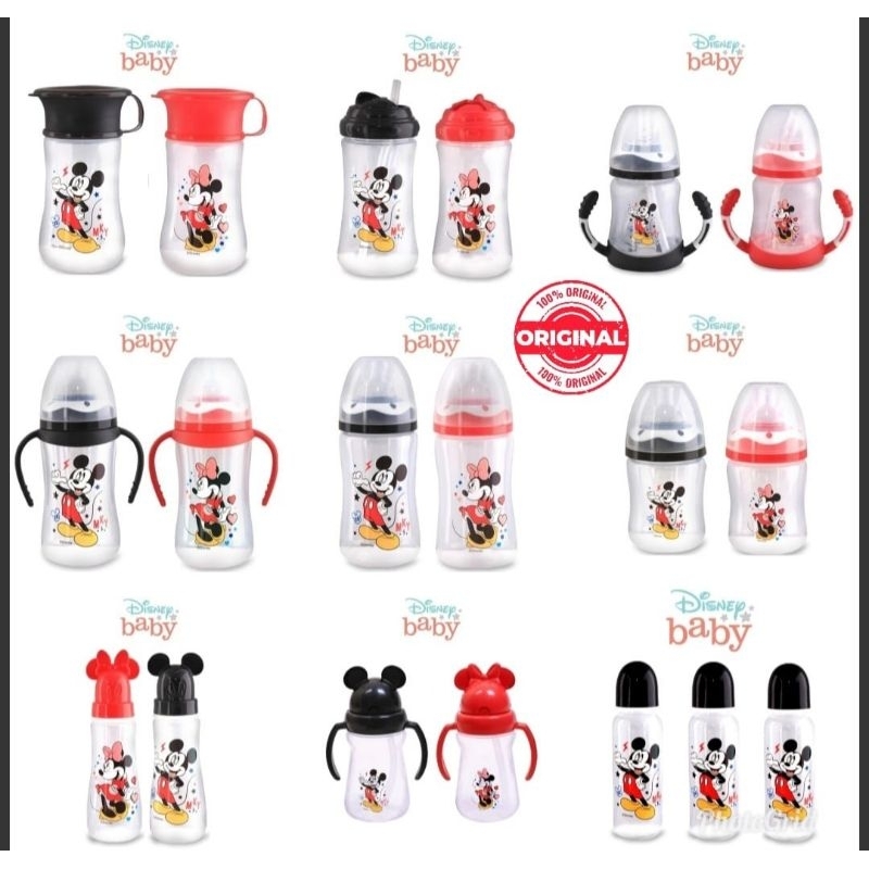 Lusty Bunny Botol Susu Disney Mickey Minnie / Training cup / Sipper Cup