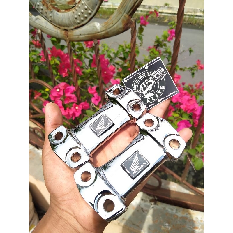ORISINIL RAISER CB150R RAISER CB150 R RAISER STIR CB150R KLEM STIR CB150R CHROME
