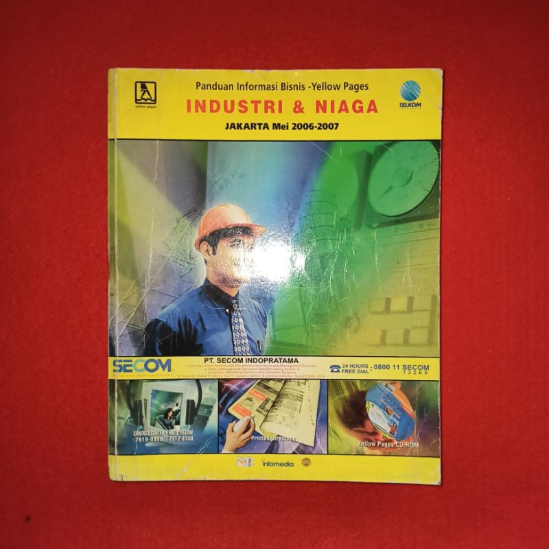 buku panduan informasi bisnis yellow pages industri dan niaga Jakarta Mei 2006-2007