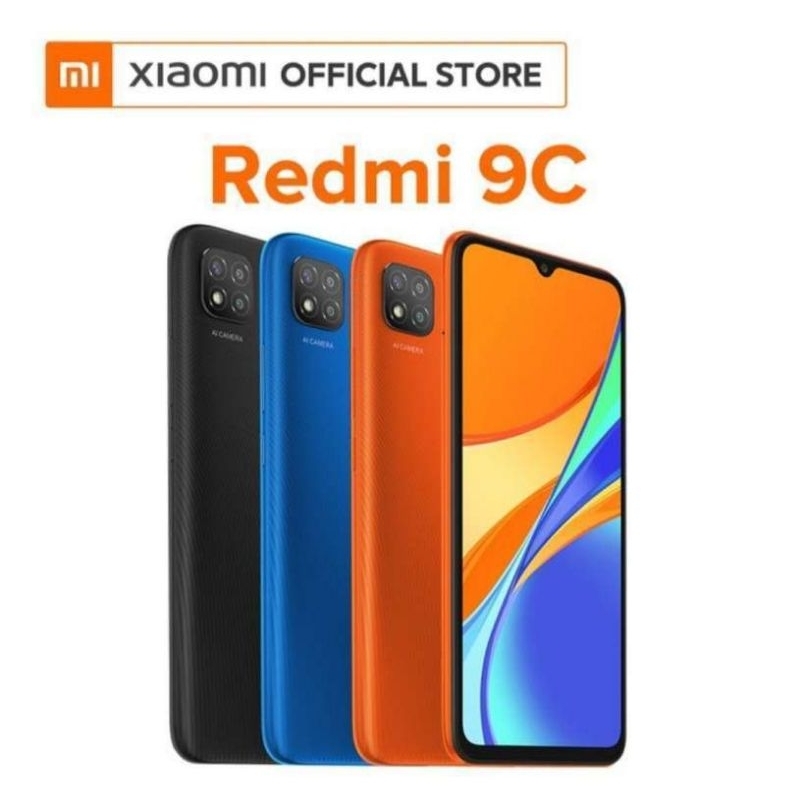 Xiaomi Redmi 9C Ram 4GB Rom 64 GB Garansi Resmi TAM 1 Tahun