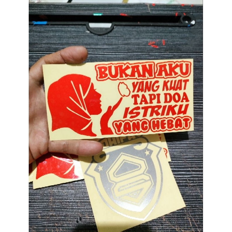 stiker kata kata stiker kaca mobil stiker hijab stiker mobil
