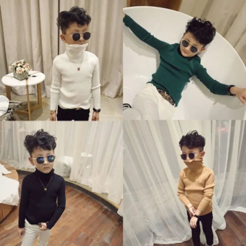 Sweater Hoodie Turtleneck Anak