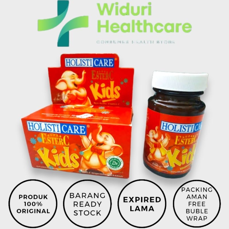 holisticare ester c kids 30 tablet