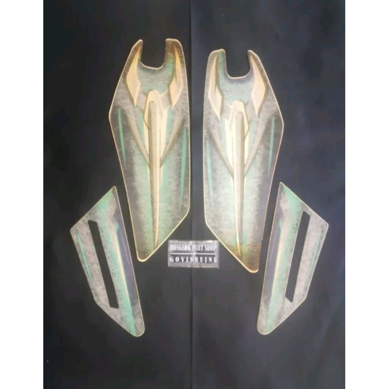 striping stiker sticker decal polet rxking rx king 2007 2008 biru ori nos