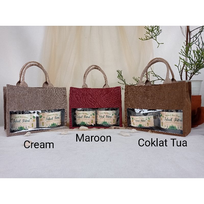

Tas Hampers Size XS | Tas Hampers Lebaran | Tas Bingkisan | Tas Kemasan | Tas Kanvas | Bingkisan Lebaran |Hampers Lebaran | Tas Kanvas