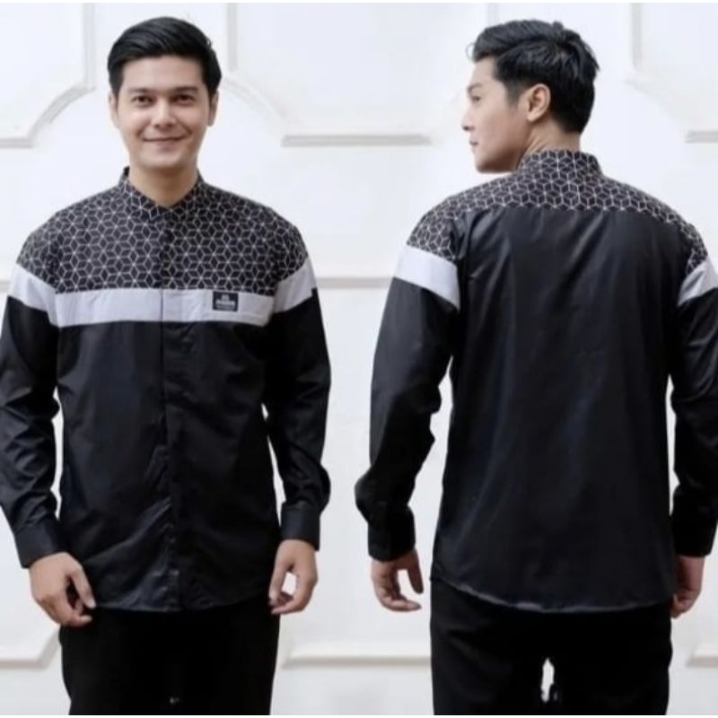 baju muslim pria dewasa lengan panjang terbaru