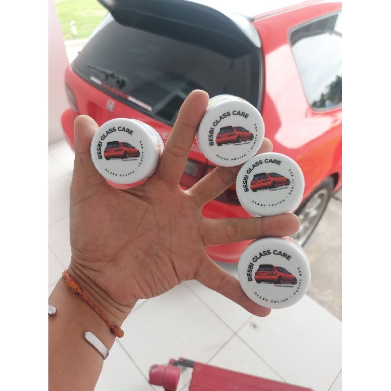 obat poles kaca mobil jamur dan baret wiper besbi glass care cerium oxide diamond glass