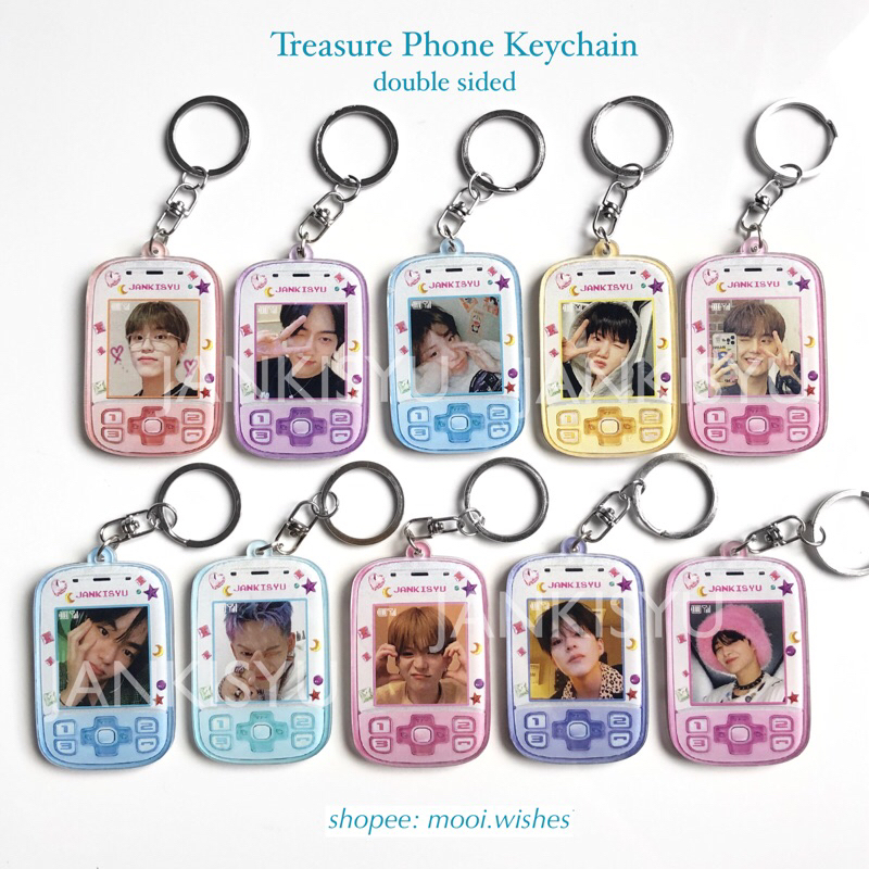 Treasure Acrylic Akrilik Phone Keychain Gantungan Kunci by JANKISYU