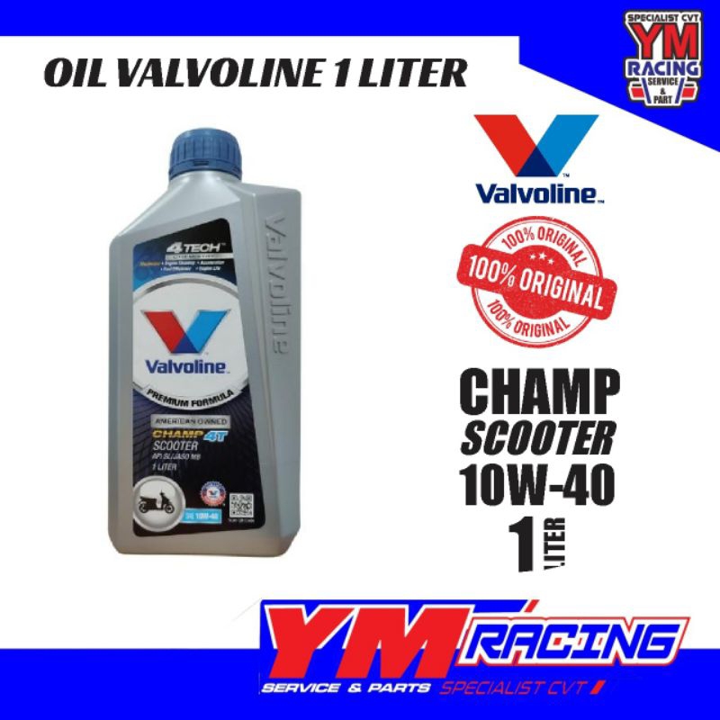 OLI VALVOLINE CHAMP 4T 10W40 API SL JASO MB 1L / VALVOLINE OIL 1 L CHAMP 4T SCOOTER 10W40 API SL JASO MB - OLI VALVOLINE