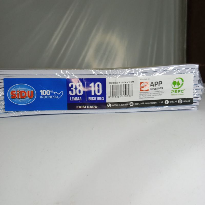 

Buku Tulis SIDU 38 lembar buku tulis murah