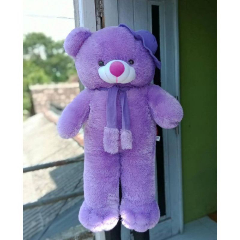 Boneka Teddy Bear Beruang Varian Topi Syal Label SNI