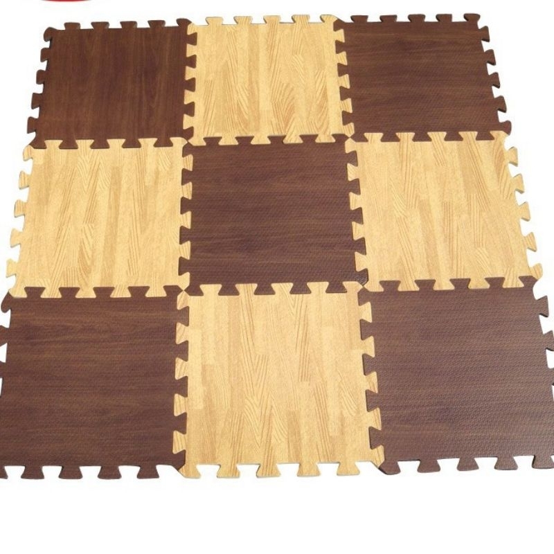 MATRAS BUSA PUZZEL ALAS LANTAI EVAMATS KARPET BUSA ALAS LANTAI WOODEN